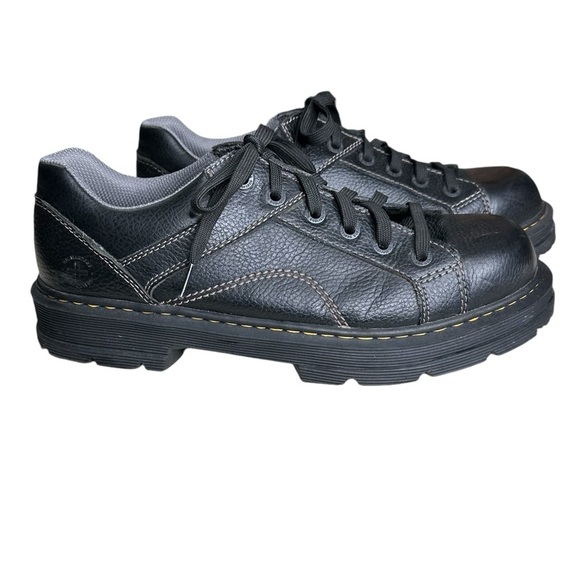 Dr. Martens Thayer Black Leather US Men's 12 - Picture 1 of 12